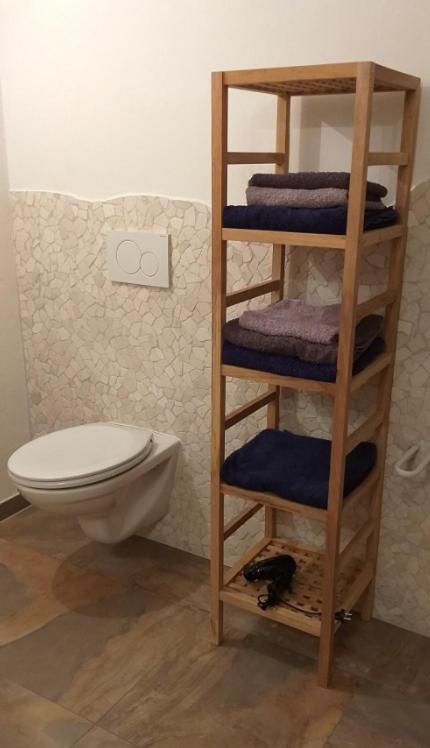 Koupelna v ubytování Ferienwohnung Bäckerberg