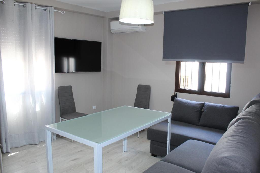 Posezení v ubytování Apartamento Jardines de Cuenca