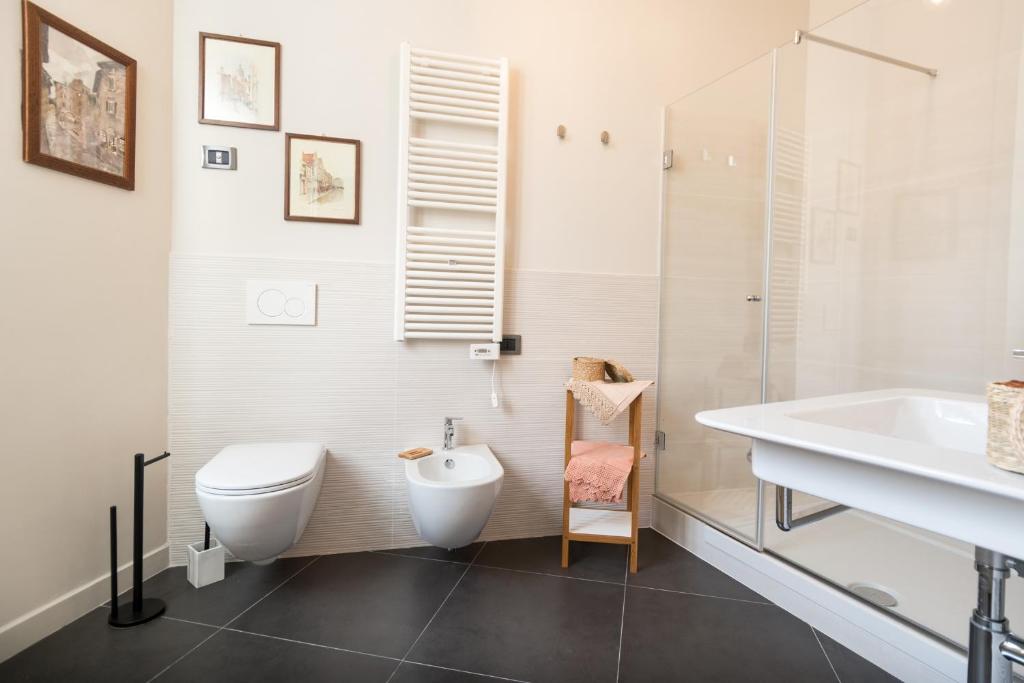 Koupelna v ubytování Brunelli B&B