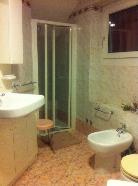 Koupelna v ubytování Hotel Villa Orizzonte
