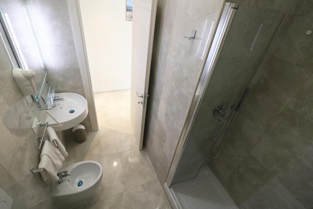 Kúpeľňa v ubytovaní Affittacamere Vimercati 30