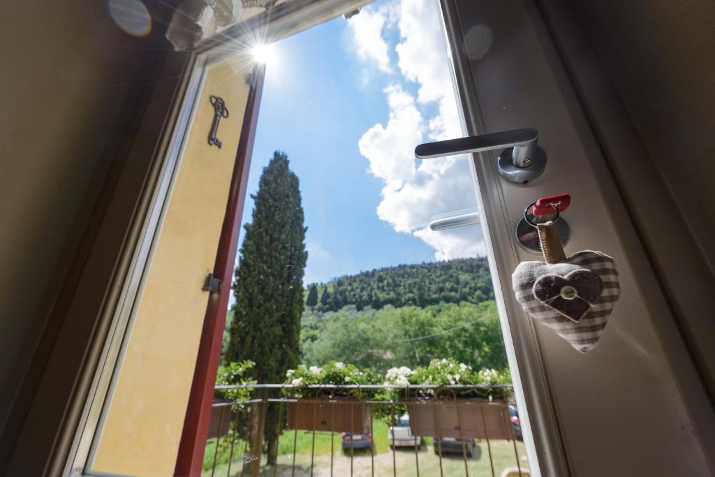 Nespecifikovaný výhled na hory nebo výhled na hory při pohledu z bed and breakfast
