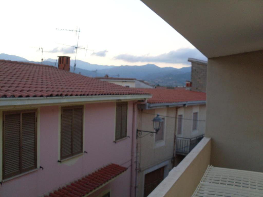 a view from the balcony of a building at Residenza Le Orchidee in Galtellì