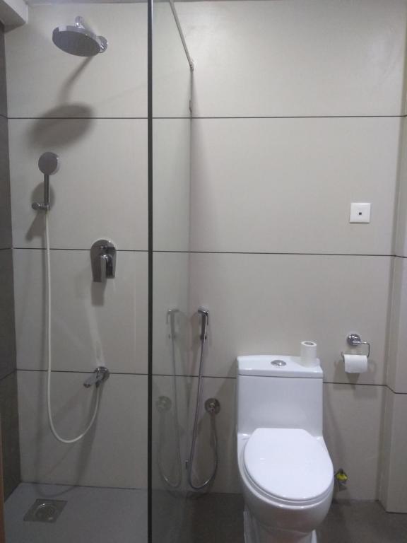 Koupelna v ubytování Grand Plaza