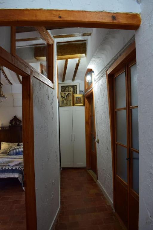 Postel nebo postele na pokoji v ubytování Casa Balcón de Albarracín