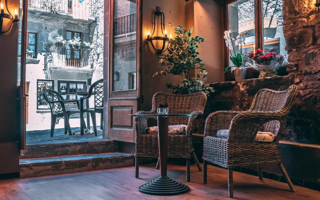 Posezení v ubytování Hotel Hostal Estrella
