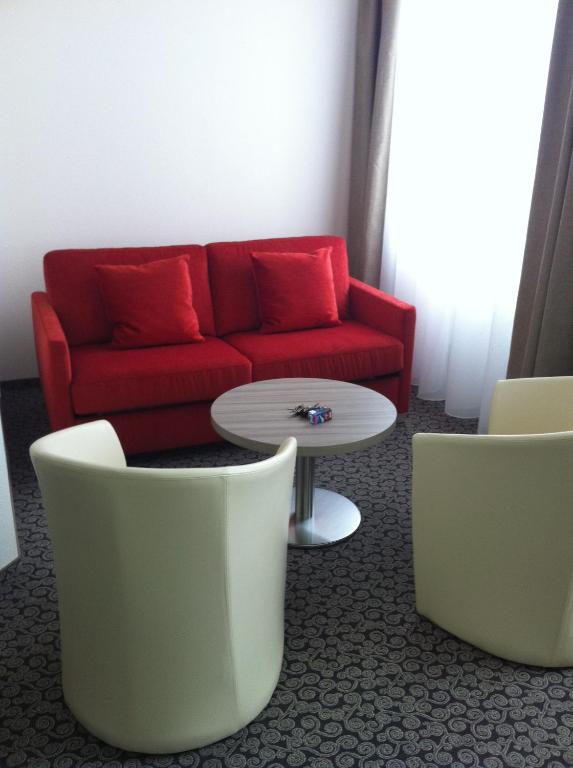 Posezení v ubytování City Partner Hotel Strauss