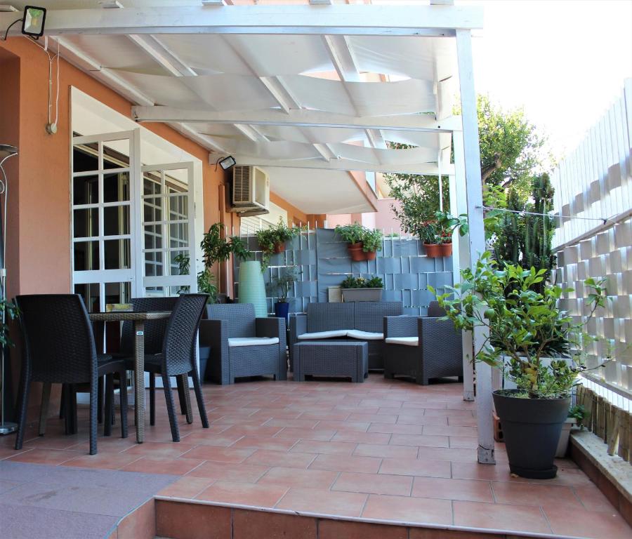 Posezení v ubytování B&B Atlante