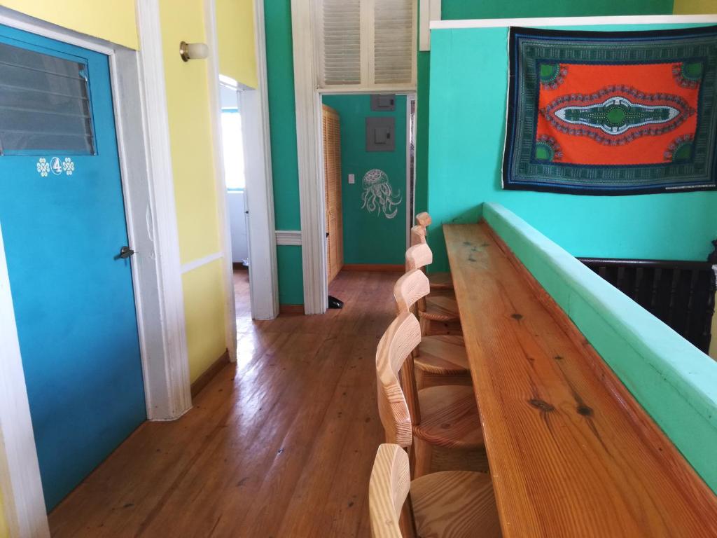 TV a/nebo společenská místnost v ubytování Park Hostel