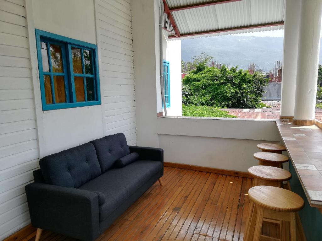 Posezení v ubytování Park Hostel