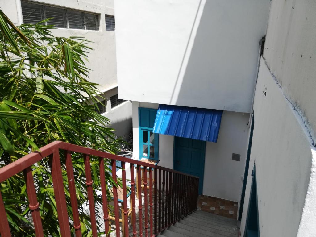 Balkón nebo terasa v ubytování Park Hostel