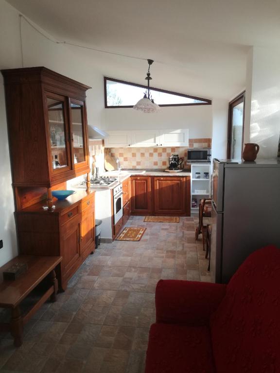 Kuchyňa alebo kuchynka v ubytovaní B&B funtanadetalia