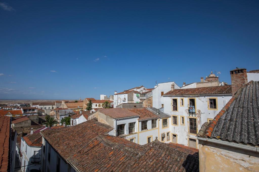 Nespecifikovaný výhled na destinaci Cáceres nebo výhled na město při pohledu z apartmánu
