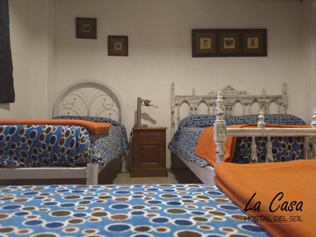 Postel nebo postele na pokoji v ubytování La casa de Hostal del Sol