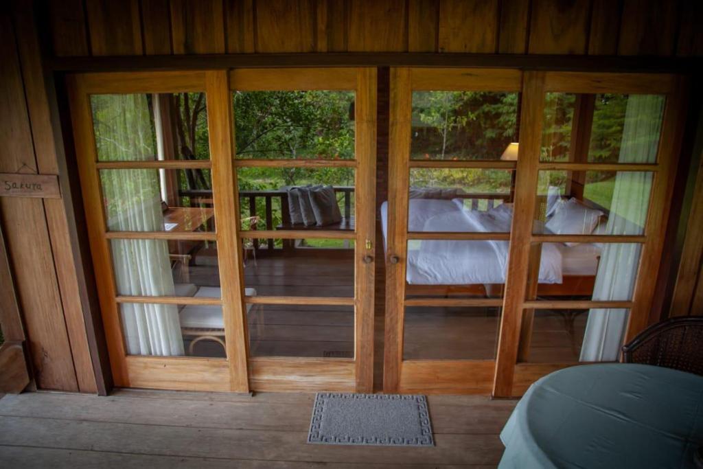 Balkón nebo terasa v ubytování Gardenia Country Inn