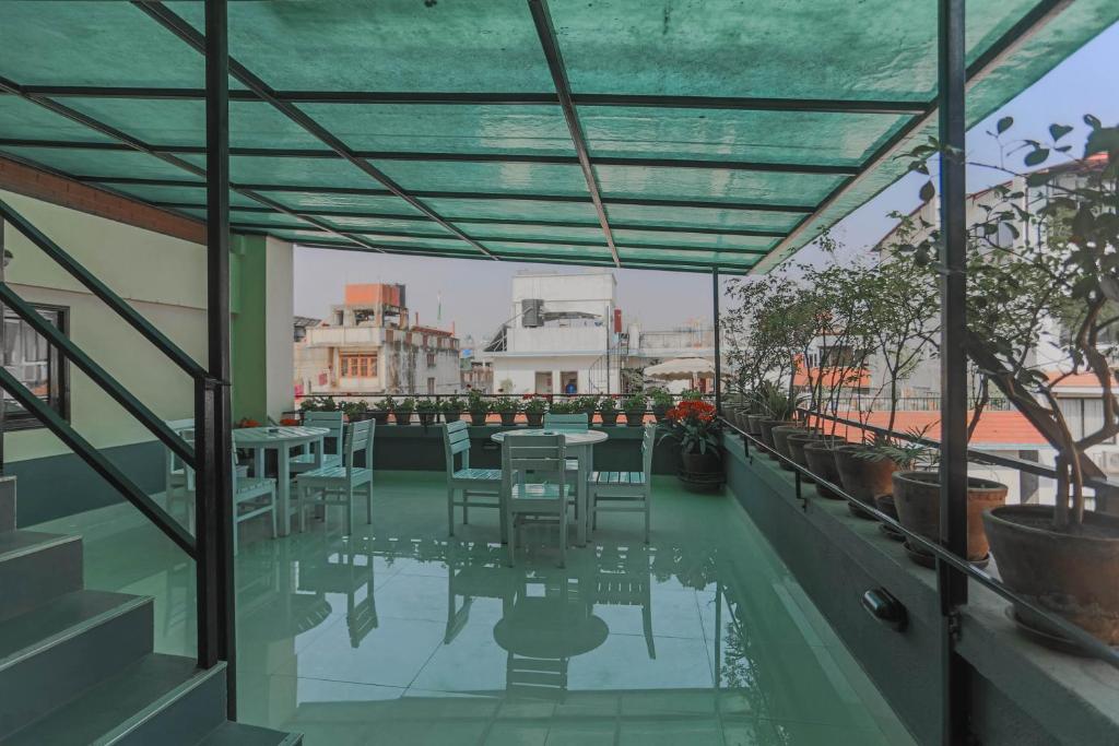 Bazén v ubytování Fuji Hotel nebo v jeho okolí
