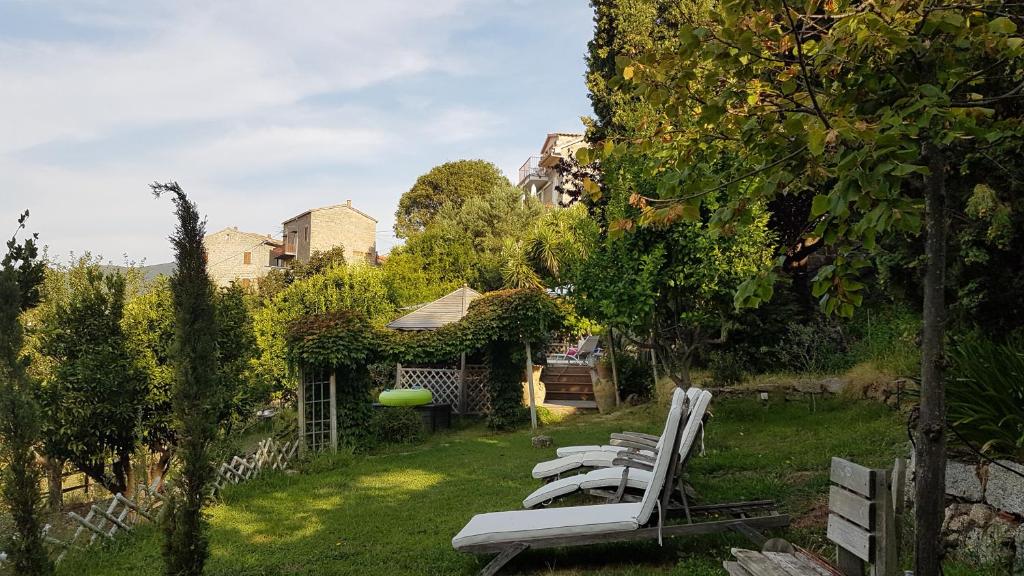 Zahrada ubytování la VILLA GUIDI