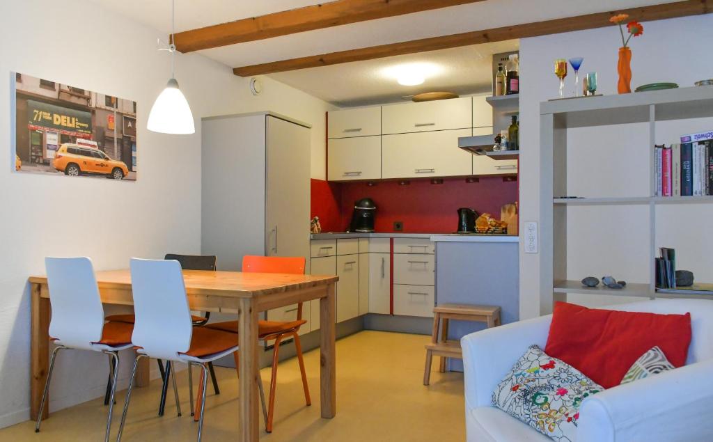 Kuchyň nebo kuchyňský kout v ubytování Apartment in Casa Caral - Flims Waldhaus