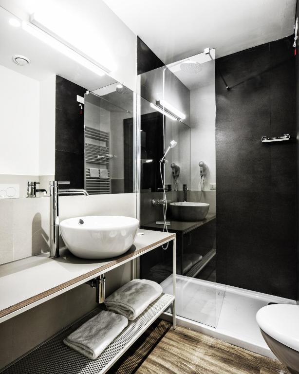 Koupelna v ubytování Best Western Hotel Corsi