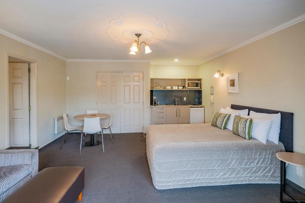 Posezení v ubytování Silver Fern Rotorua Suites & Spa