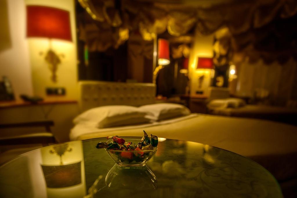 Postel nebo postele na pokoji v ubytování Hotel Motel K