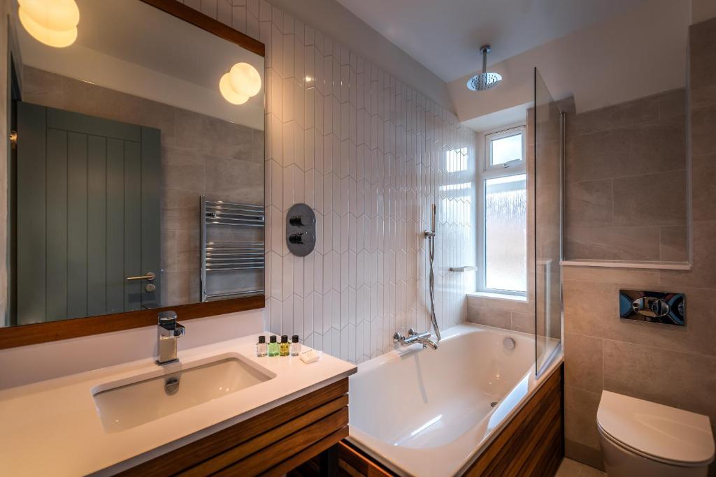 Koupelna v ubytování Sligachan Hotel
