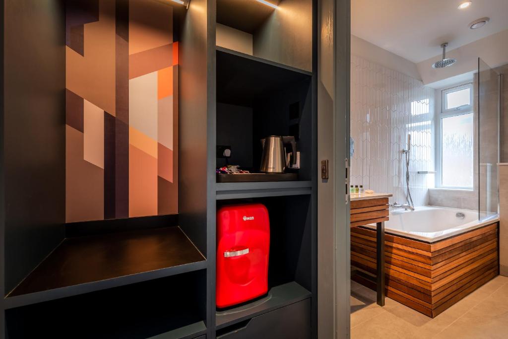 Koupelna v ubytování Sligachan Hotel