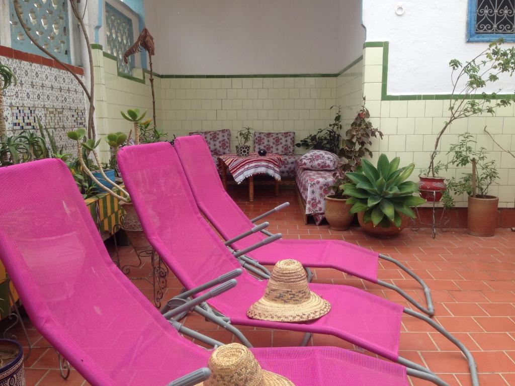 Area soggiorno di Riad Soul of Tetouan