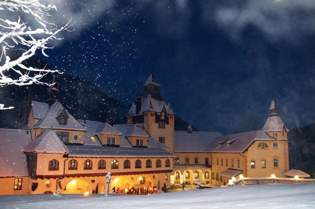 Naturhotel Schloss Kassegg v zimě