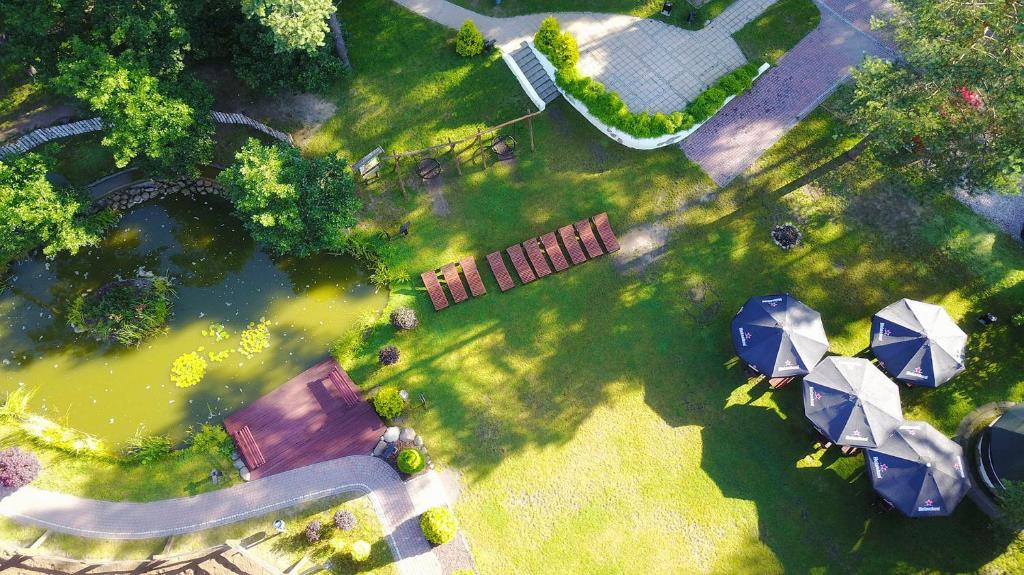 Ogród w obiekcie Warmia Park