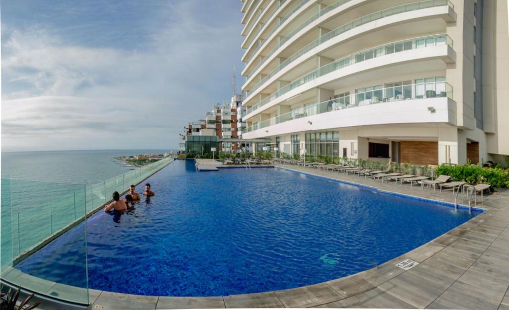 Apartamento en Lujoso Edificio H2 Plaza Bocagrande, Cartagena de Indias