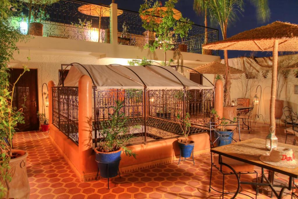 Patio nebo venkovní prostory v ubytování Dar Al Hamra