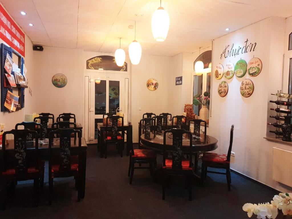 Restaurace v ubytování Gasthaus Pavillon