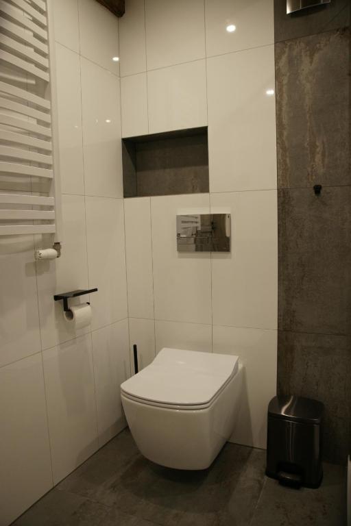 Kúpeľňa v ubytovaní Apartament na starówce Toruń