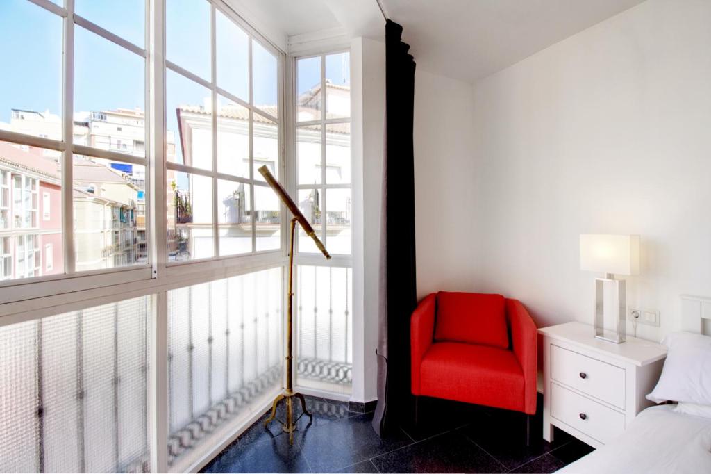 Posezení v ubytování Spacious centre apartment in Málaga