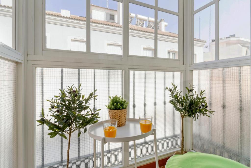 Balkón nebo terasa v ubytování Spacious centre apartment in Málaga