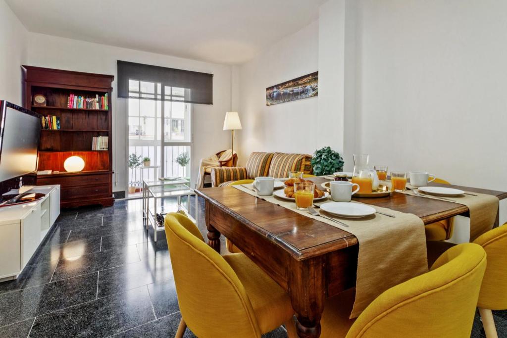 Posezení v ubytování Spacious centre apartment in Málaga