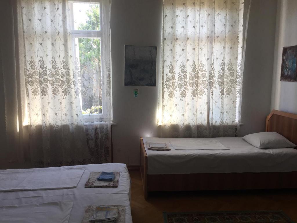 Postel nebo postele na pokoji v ubytování Alvanis veli