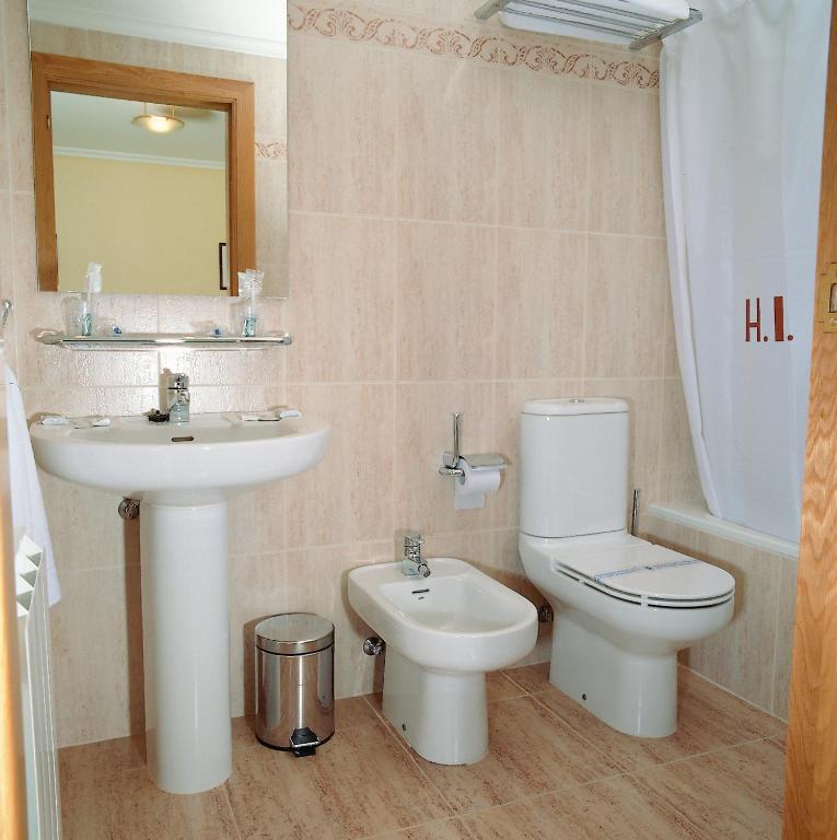 Koupelna v ubytování Hotel Isabel
