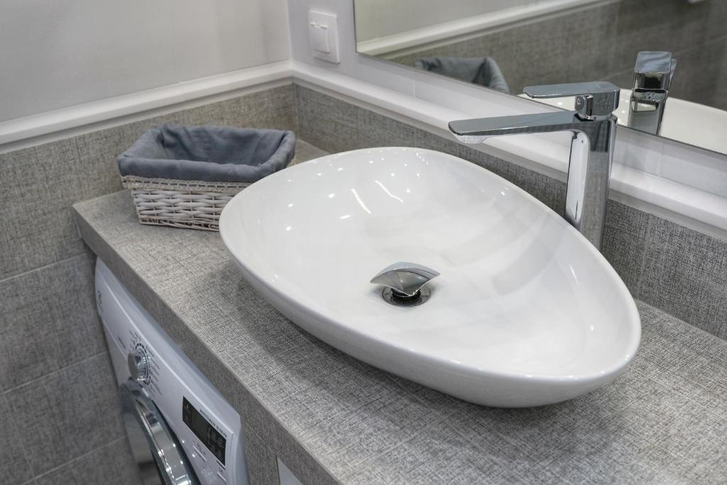 Kúpeľňa v ubytovaní AMN APARTMENTS