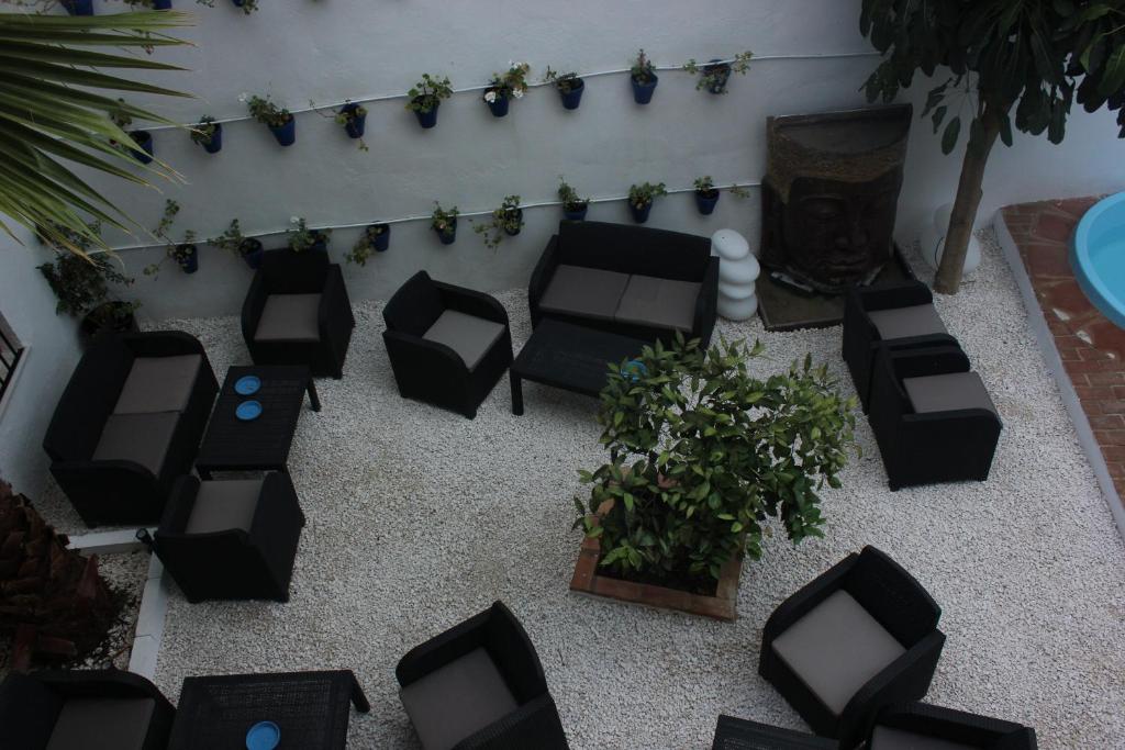 Posezení v ubytování Apartamentos Casa-Patio Las Palmeras
