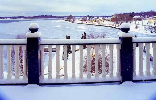 Balkón nebo terasa v ubytování The Gananoque Inn