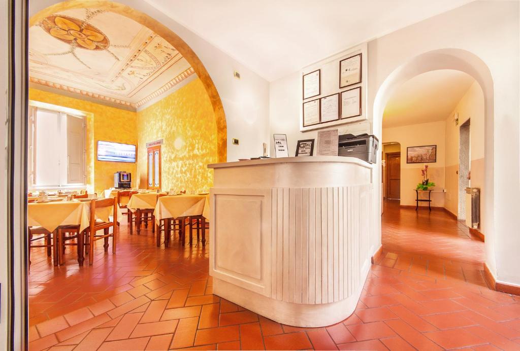 Kuchyň nebo kuchyňský kout v ubytování Hotel Costantini