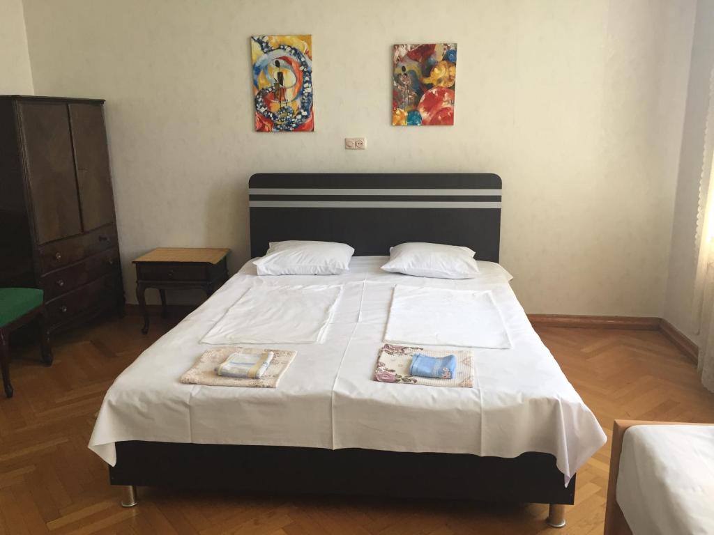 Postel nebo postele na pokoji v ubytování Alvanis veli