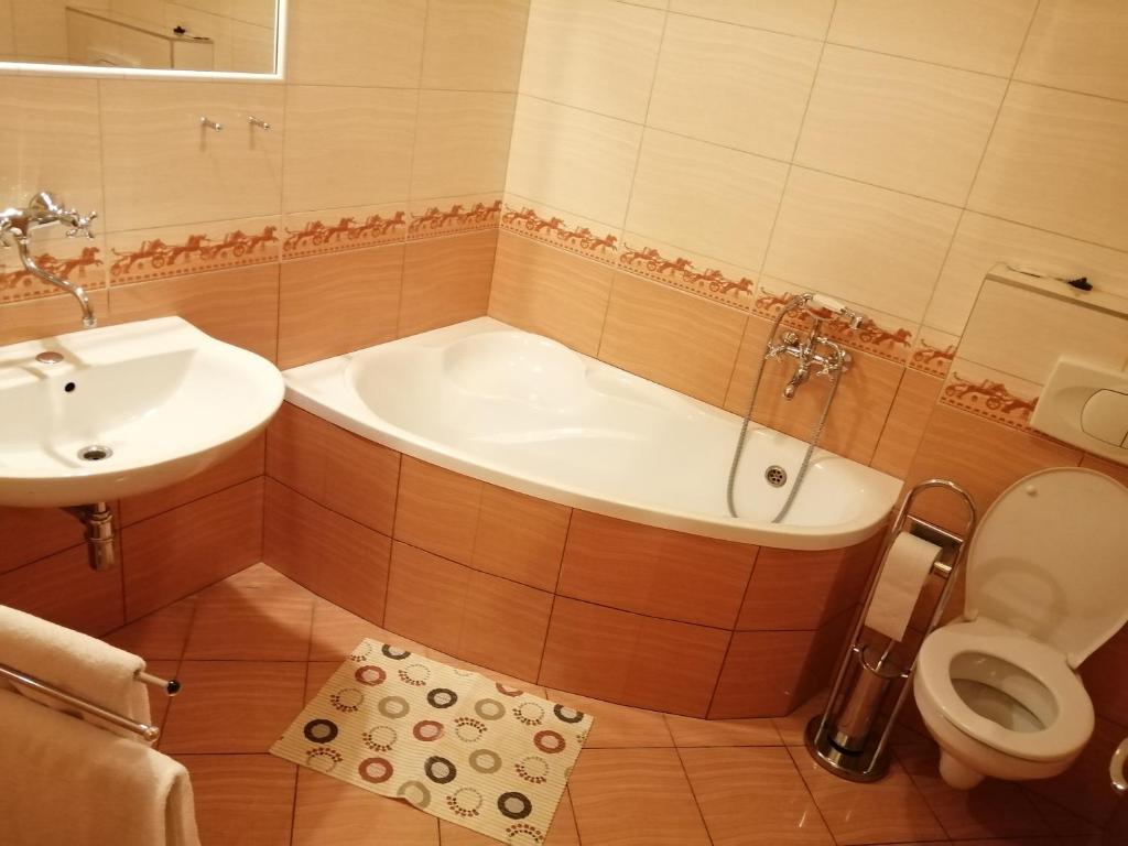 Koupelna v ubytování HOTEL SAN