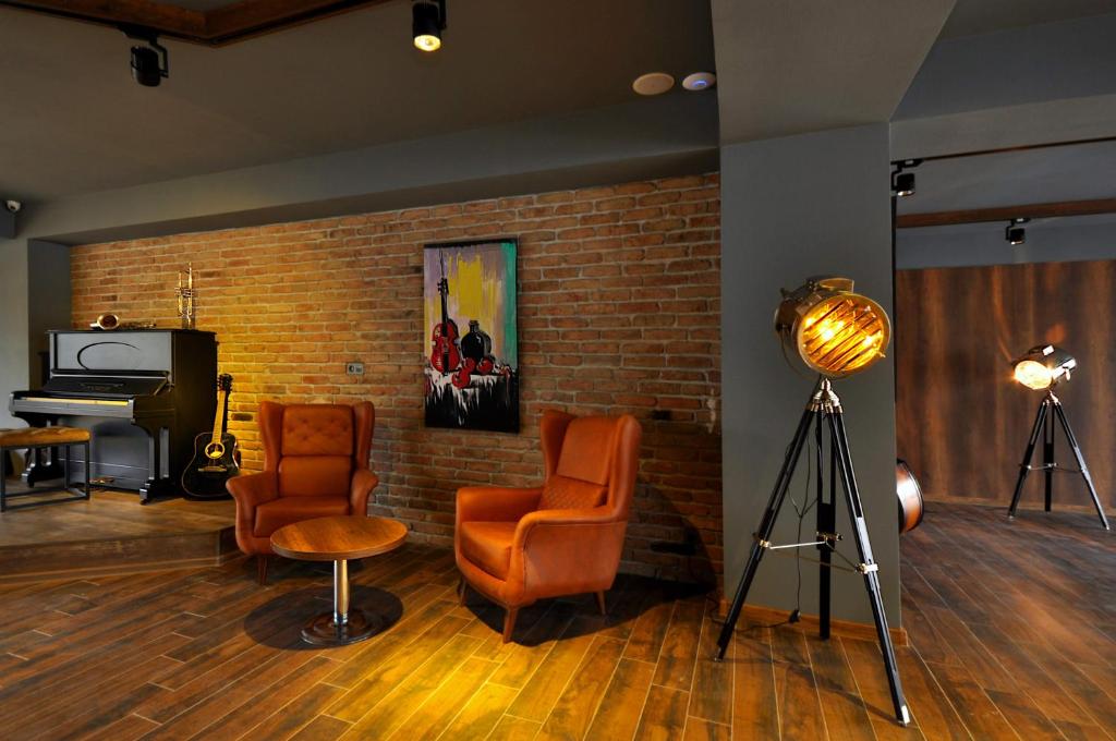Posezení v ubytování Jazz Hotel