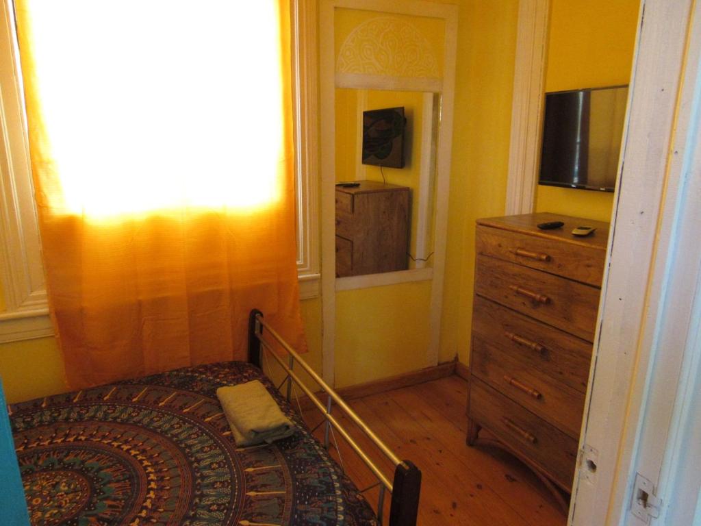 TV a/nebo společenská místnost v ubytování Park Hostel