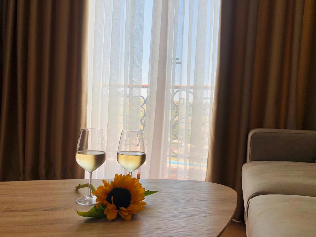 Nápoje v ubytování Vinea Resort