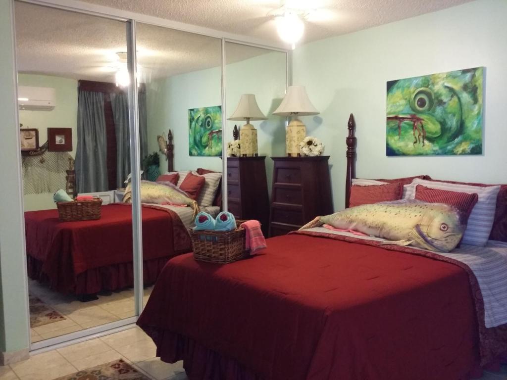 Postel nebo postele na pokoji v ubytování Casa Bonita Inn