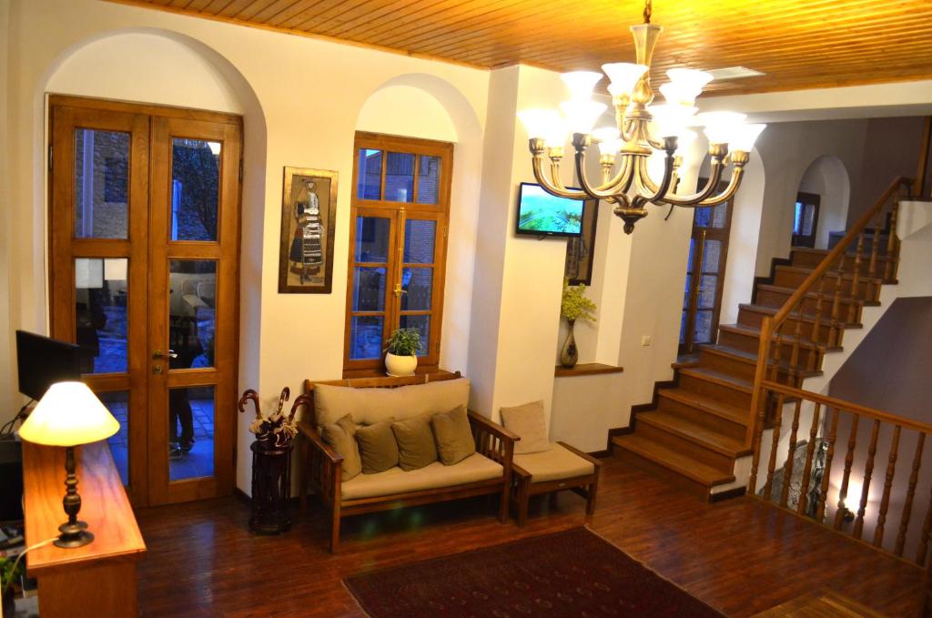 Posezení v ubytování Hotel Brigitte